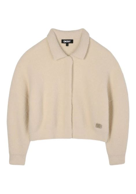 Cardigan con logo DKNY KIDS | D62387217